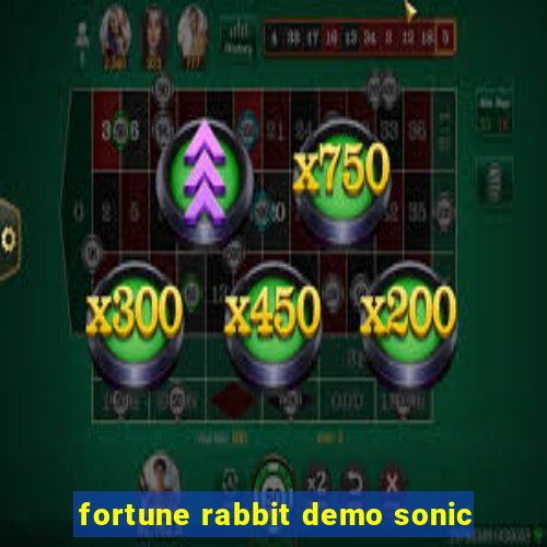 fortune rabbit demo sonic